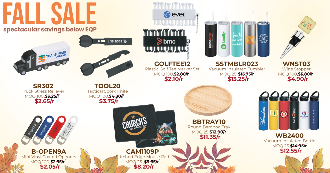 Fall Items on Sale