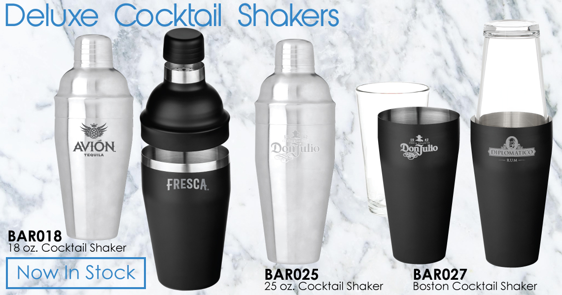 deluxe cocktail shakers