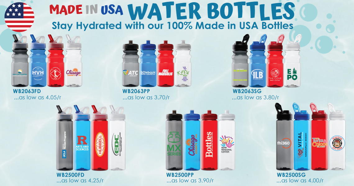 Made In USA bottles