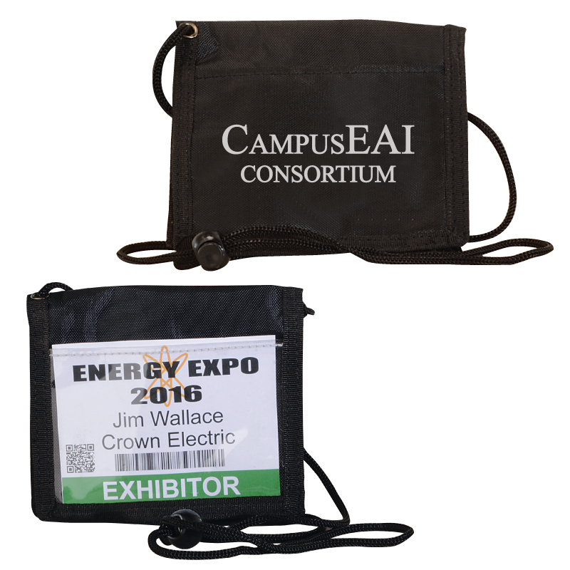 Compact Lightweight Badge Holder Wallet