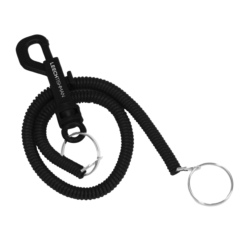 Clip w/ 12" Long Coil Keyring