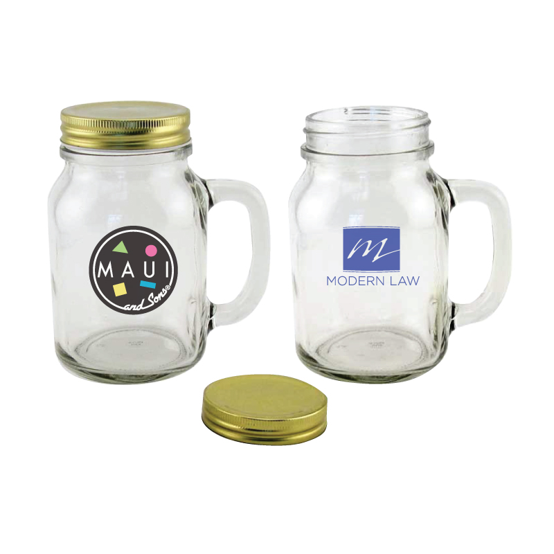 20 oz. Fabrique Glass Mason Jar