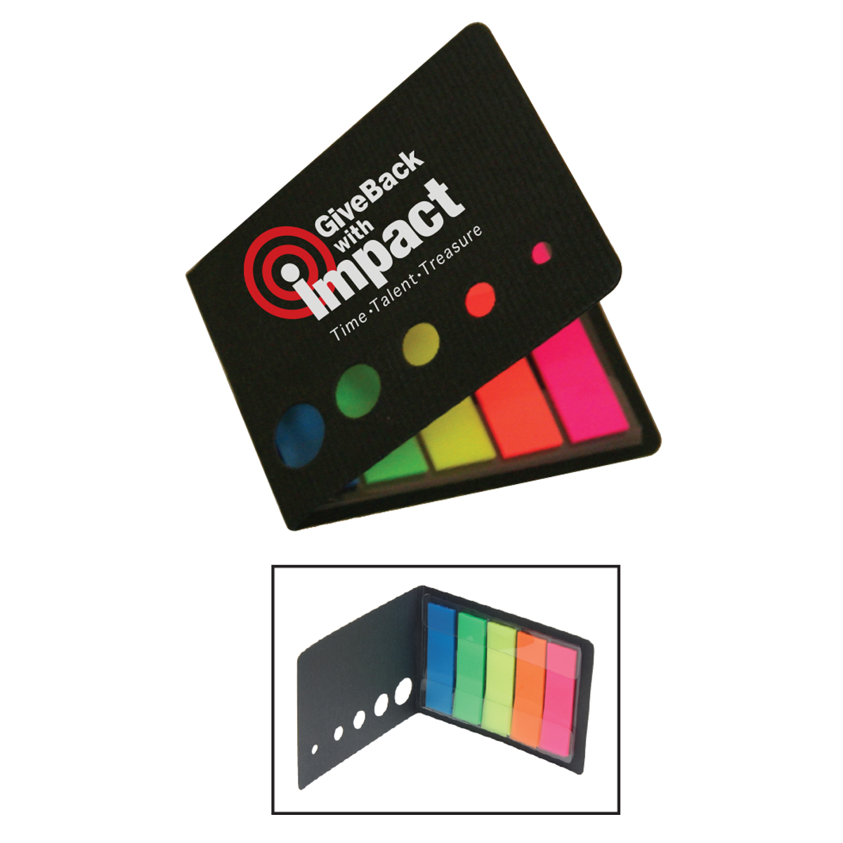 100 pc. Neon Index Tab Pack