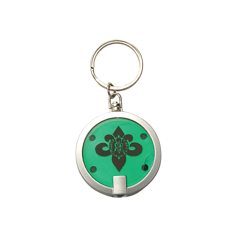 Round LED Light Keyring