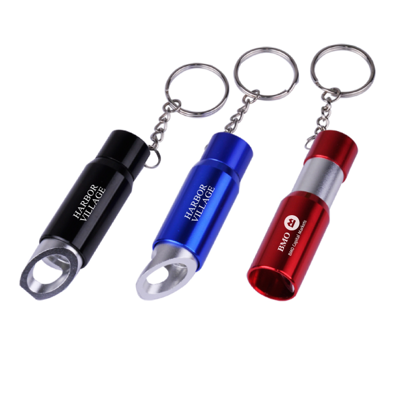 New Quality 2 In 1 Bottle Opener key ring With Super Bright Led Torch