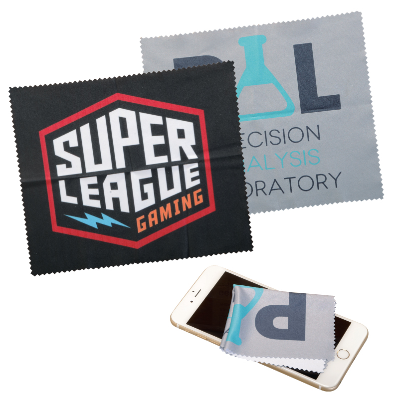 Microfiber Cleaning Cloth w/Full Color Sublimation
