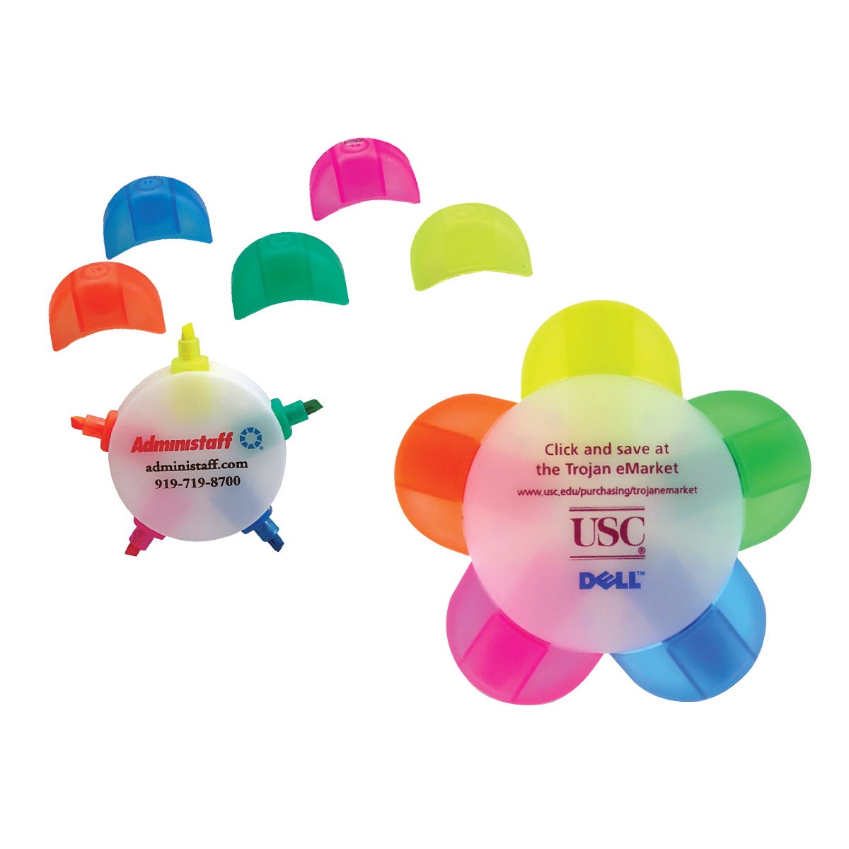 Flower Shaped 5-in-1 Highlighter