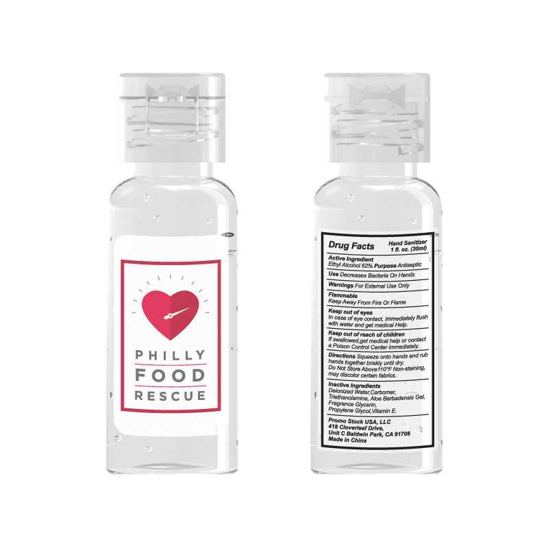 1 oz. Antibacterial Hand Sanitizer Gel w/Flip Cap