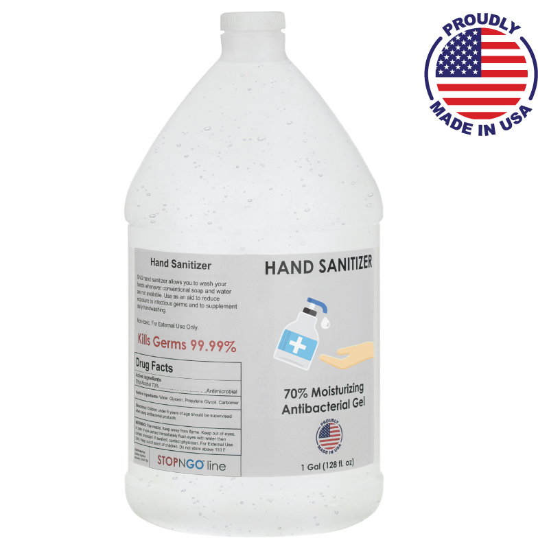 1 Gallon 70% Antibacterial Hand Sanitizer Gel